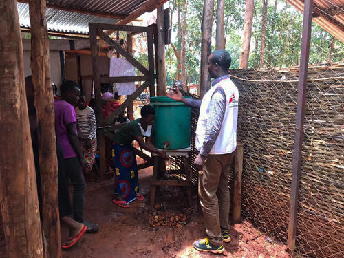 preparing fro COVID-19 in Nduta refugee camp